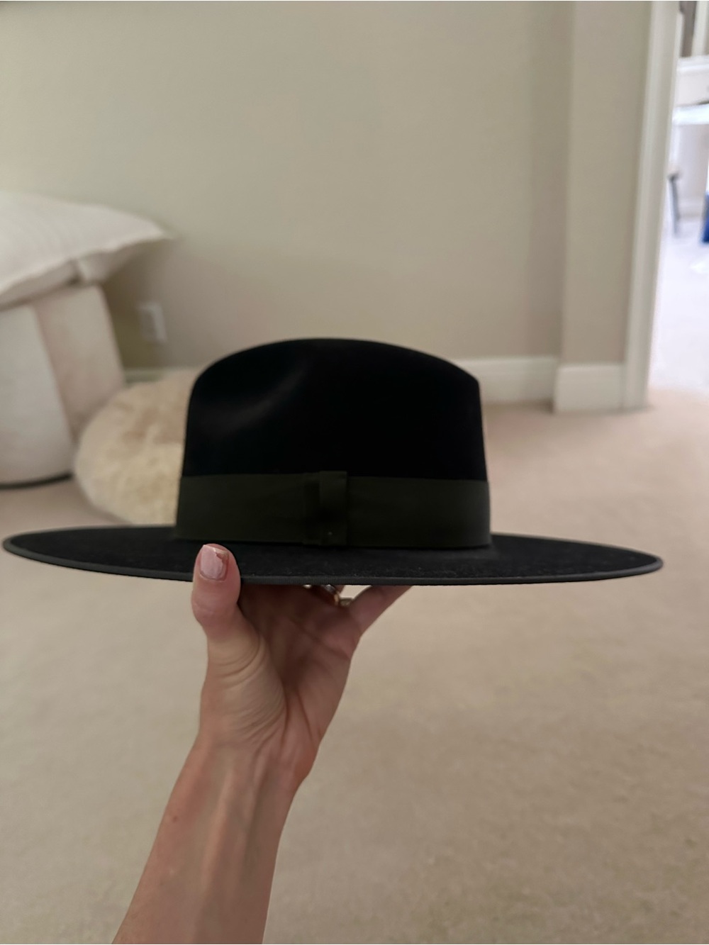 Stetson Tri City Hat Black Size 7 1/8 - Picture 4 of 10